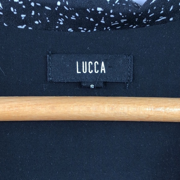 Lucca- Brown / Black Collared Front Button Blouse - Picture 8 of 9